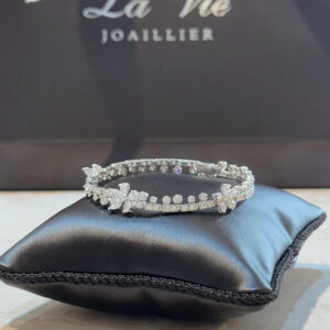 La Vie Joaillier ~ Fleur Éclat Diamond Bracelet