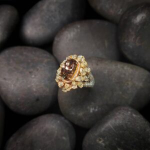 Ceres ~ Soleil Oval Diamond Ring